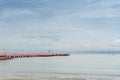 Landscape of Saran-way Bridge after the rain at Prachuap Khiri K