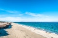 Landscape of sardinian beach in summer Royalty Free Stock Photo