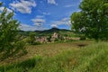 Landscape with the saxon fortified church from Biertan, Romania