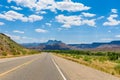 Landscape scenery at the Zion National Park, beautiful colors of rock formation in Utah - USA Royalty Free Stock Photo