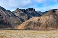 Landscape with scenic mountains, Iceland