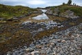 Landscape on the scenic route Atlanterhavsvegen in Norway Royalty Free Stock Photo