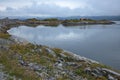 Landscape on the scenic route Atlanterhavsvegen in Norway Royalty Free Stock Photo