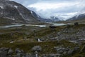 Landscape on scenic route Gamle Strynefjellsvegen