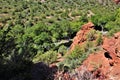 Landscape scenic view of Bell Trail, No. 13 at Wet Beaver Wilderness, Coconino National Forest, Arizona, United States