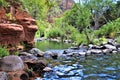 Landscape scenic view of Bell Trail, No. 13 at Wet Beaver Wilderness, Coconino National Forest, Arizona, United States Royalty Free Stock Photo