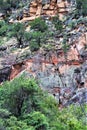 Landscape scenic view of Bell Trail, No. 13 at Wet Beaver Wilderness, Coconino National Forest, Arizona, United States