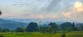 Landscape scenic view of the grass fields at konkan. Royalty Free Stock Photo