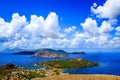 Landscape scenic view of Lipari islands, Sicily, Italy Royalty Free Stock Photo