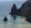 Landscape of the sea coast in a Crimea. Fiolent headland