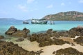 Landscape of the sea at Koh Kham or Kham island