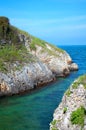 Landscape with sea rocks Royalty Free Stock Photo