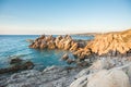 Landscape with Sea, Stones and Coast of Santa Teresa di Gallura in North Sardinia Island