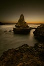 Landscape and seascape in Gigi Hiu, Lampung, Indonesia.