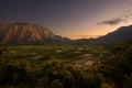 Landscape and seascape in Gigi Hiu, Lampung, Indonesia.