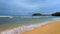 Landscape seascape scenery Sundak beach in Gunung Kidul, Yogyakarta, Indonesia Royalty Free Stock Photo