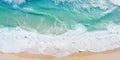 Landscape seascape summer vacation holiday waves surf travel tropical sea background panorama - Turquoise ocean sand beach,