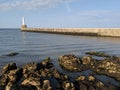 Seawall and Lighthouse