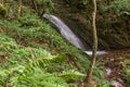 Landscape with Second Gabrovo waterfall in Belasica Mountain, Novo Selo, Republic of Macedonia