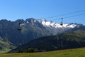 Landscape seen from the Latschenalm, Zillertal Arena, Austria