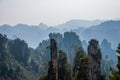 Landscape of Shendang Bay in Zhangjiajie National Forest Park,