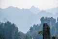 Landscape of Shendang Bay in Zhangjiajie National Forest Park,