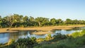 Landscape of Shingwedzi river in Kruger National Park