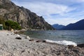 Landscape shot of parco dell'alto garda bresciano limone italy Royalty Free Stock Photo