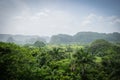 Landscape shot of the tropical ViÃÂ±ales Valley Vinales in Cuba