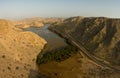 Aerial view of Bandar Khayran in Muscat, Oman