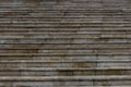 Landscape shot of worn out stone stairs creating optical illusion Royalty Free Stock Photo