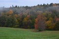 Farm pastureland on a cool fall day.