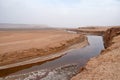 Landscape of Shur River in Lut desert , Kerman , Iran