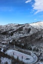 Landscape in Shymbulak, Kazakhstan Royalty Free Stock Photo