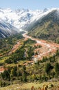 Landscape of Sichuan National Highway in China Royalty Free Stock Photo