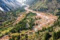 Landscape of Sichuan National Highway in China Royalty Free Stock Photo