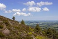 Landscape of the side of Bennachie, Scotland