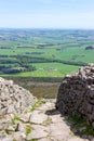 Landscape of the side of Bennachie, Scotland