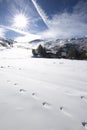 Landscape in Sierra Nevada, Granada. Spain Royalty Free Stock Photo