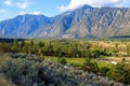 Landscape Similkameen Valley Apple Tree Orchard