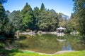 Landscape of sister pond in alishan, chiayi