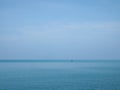 Landscape of small boat in the sea at Ao Khung Wiman, Chanthaburi, Thailand