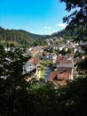 Landscape about Schiltach, Black Forest Germany Royalty Free Stock Photo