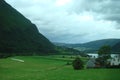 Fjord part of the northern coast of Norway. Royalty Free Stock Photo