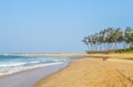 Landscape of Sodwana bay beach in Isimangaliso in South Africa