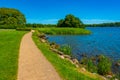 Landscape of Soro lake in Denmark Royalty Free Stock Photo