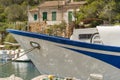 Landscape of Spain Island Mallorca Cala Figuera, fishermans marine bay with boats Royalty Free Stock Photo