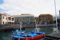 Landscape of the Spanish port city of Puerto de la Cruz on the Canary island of Tenerife