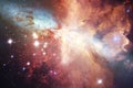 Landscape of star clusters. Beautiful image of space. Cosmos art. Elements of this image furnished by NASA Royalty Free Stock Photo