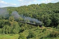 Landscape with a steam train